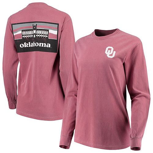 Women S Crimson Oklahoma Sooners Comfort Colors Campus
