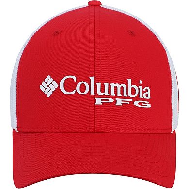 Men's Columbia Scarlet Nebraska Huskers Collegiate PFG Flex Hat