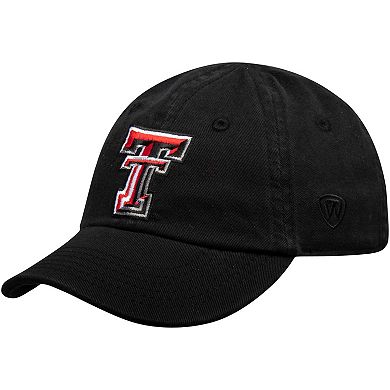 Infant Top of the World Black Texas Tech Red Raiders Mini Me Adjustable Hat