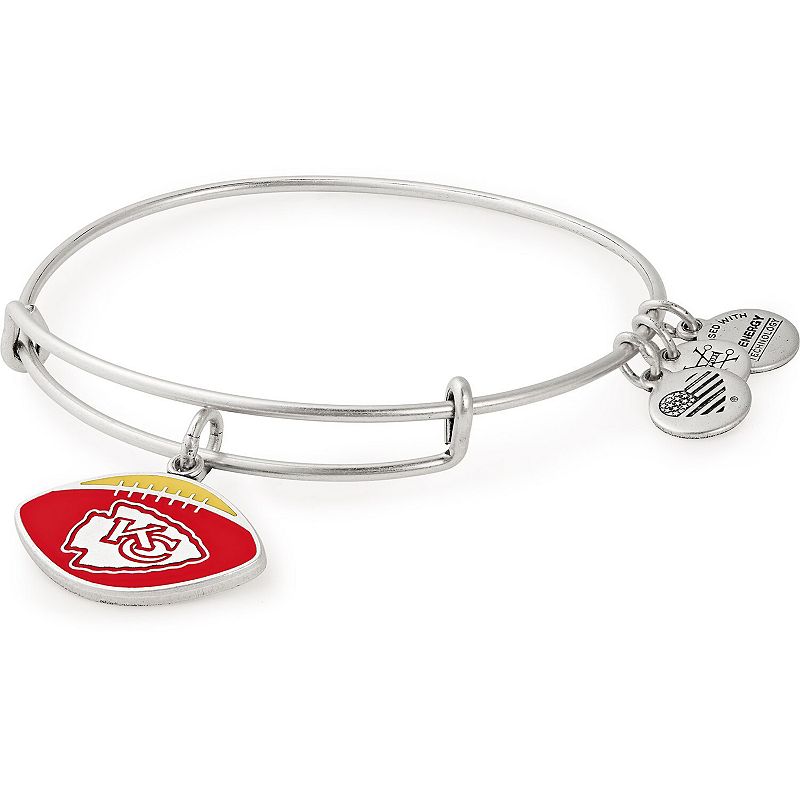 UPC 886787153999 product image for Women's Alex & Ani Kansas City Chiefs Stack Bracelet, Silver | upcitemdb.com