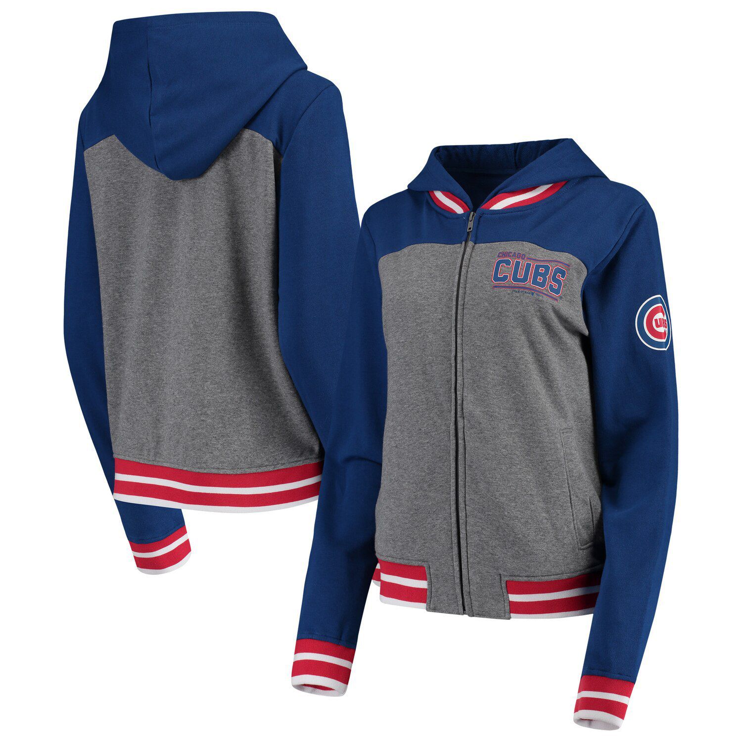 cubs zipper hoodie