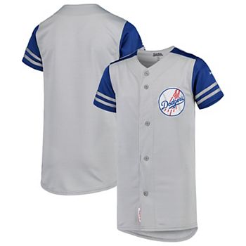 Stitches Big Boys Royal, Gray Los Angeles Dodgers Team Jersey - Macy's