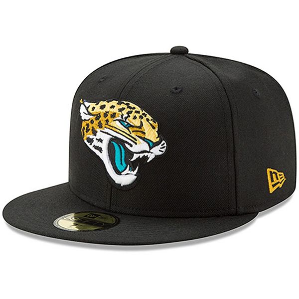 Men S New Era Black Jacksonville Jaguars Head Logo Omaha 59fifty Fitted Hat