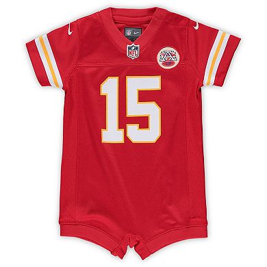 Infant Nike Patrick Mahomes Red Kansas City Chiefs Romper Jersey