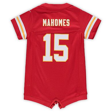 Infant Nike Patrick Mahomes Red Kansas City Chiefs Romper Jersey