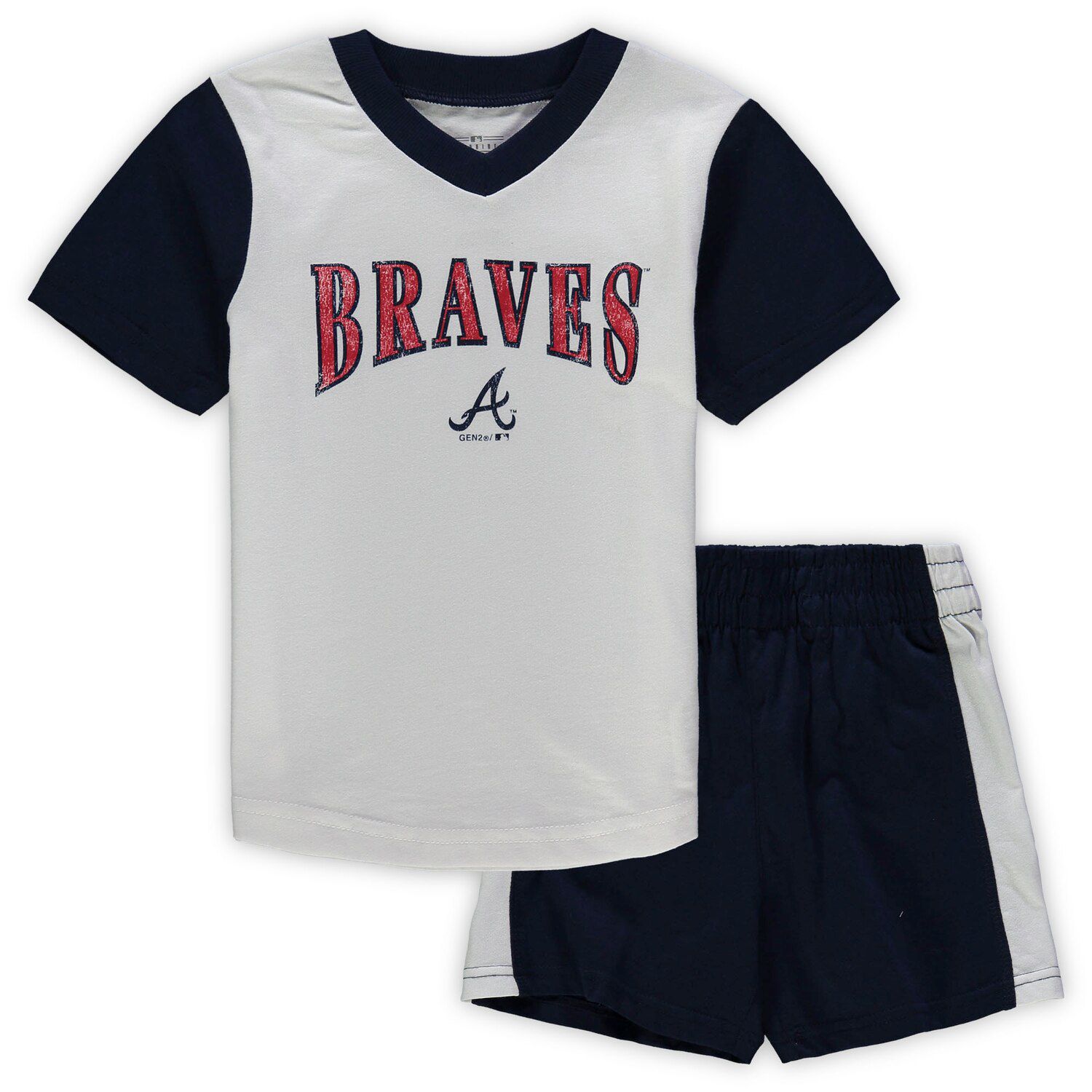 Little Hitter V-Neck T-Shirt \u0026 Shorts Set