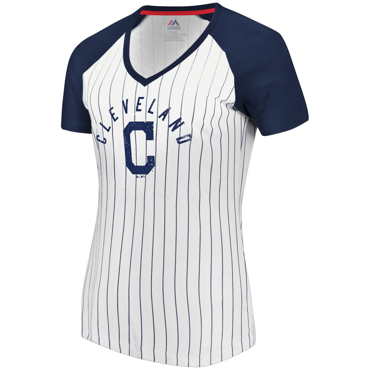 white cleveland indians shirt