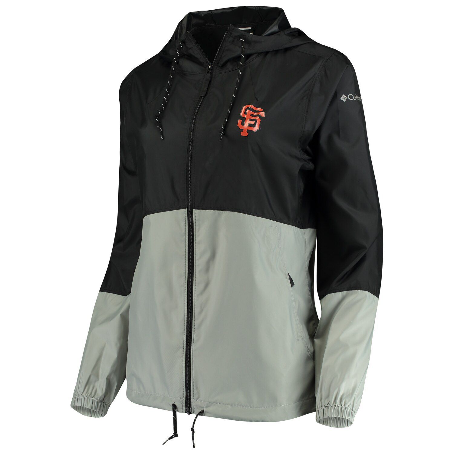 black columbia windbreaker womens