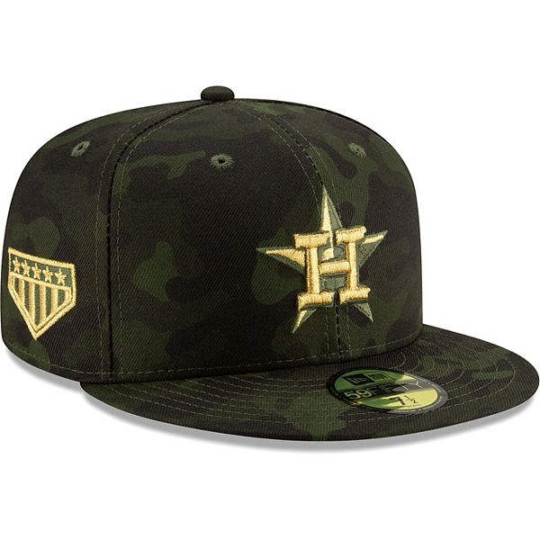 Men's New Era Camo Houston Astros Autumn 59FIFTY Fitted Hat