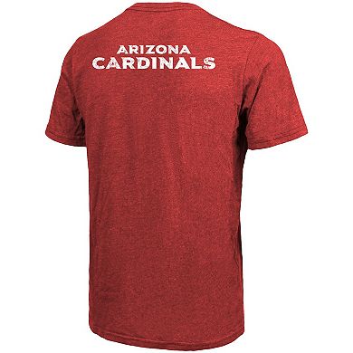 Arizona Cardinals Majestic Threads Tri-Blend Pocket T-Shirt - Cardinal