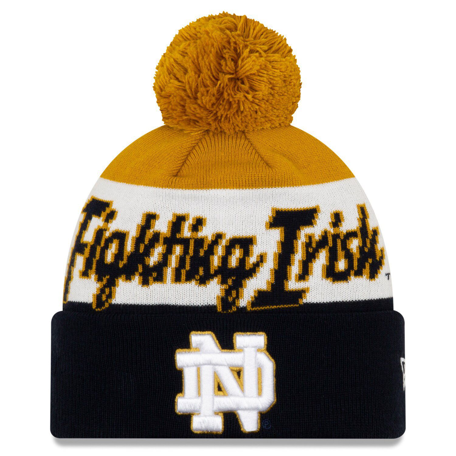 notre dame pom pom hat