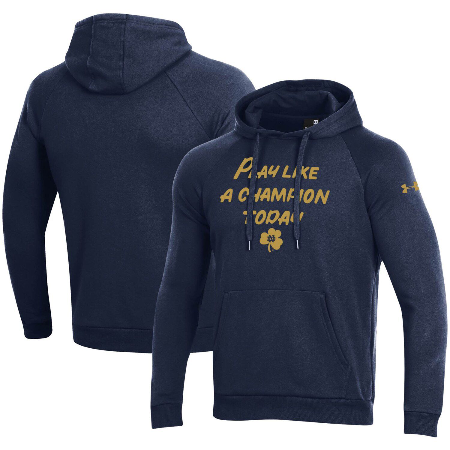 Men's Under Armour Navy Notre Dame Fighting Irish Play Like A Champion ...