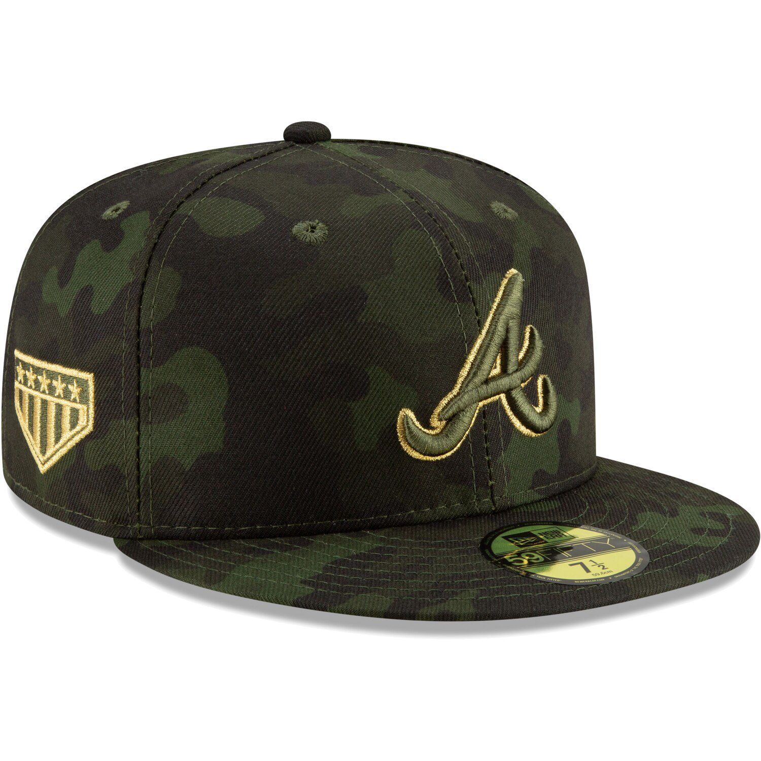 camo braves hat