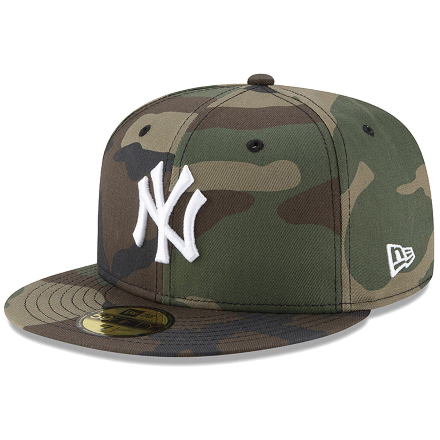 new era camo fitted hats
