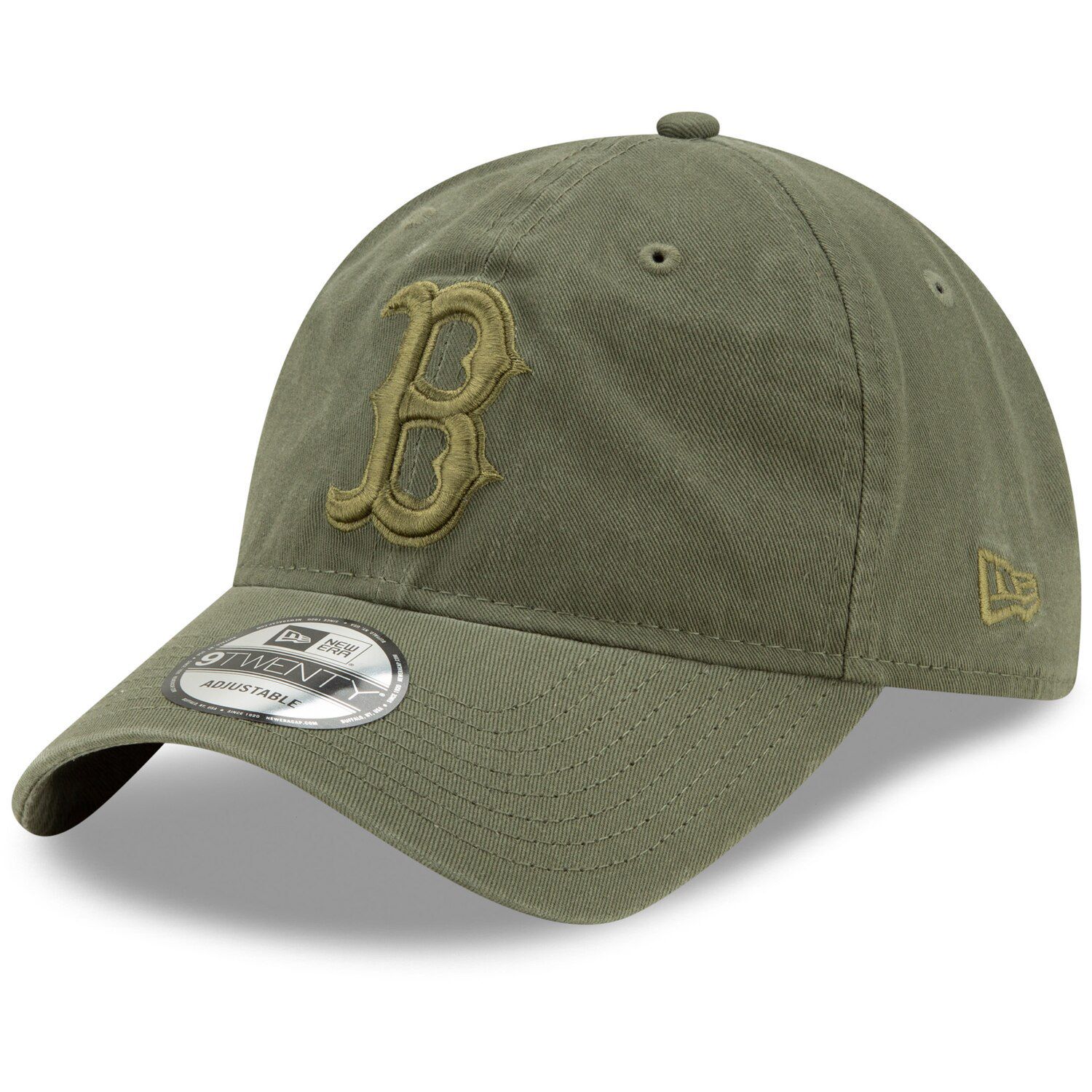 olive green red sox hat
