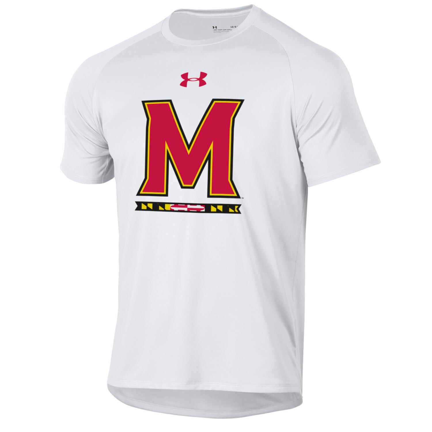 mens under armour white t shirt