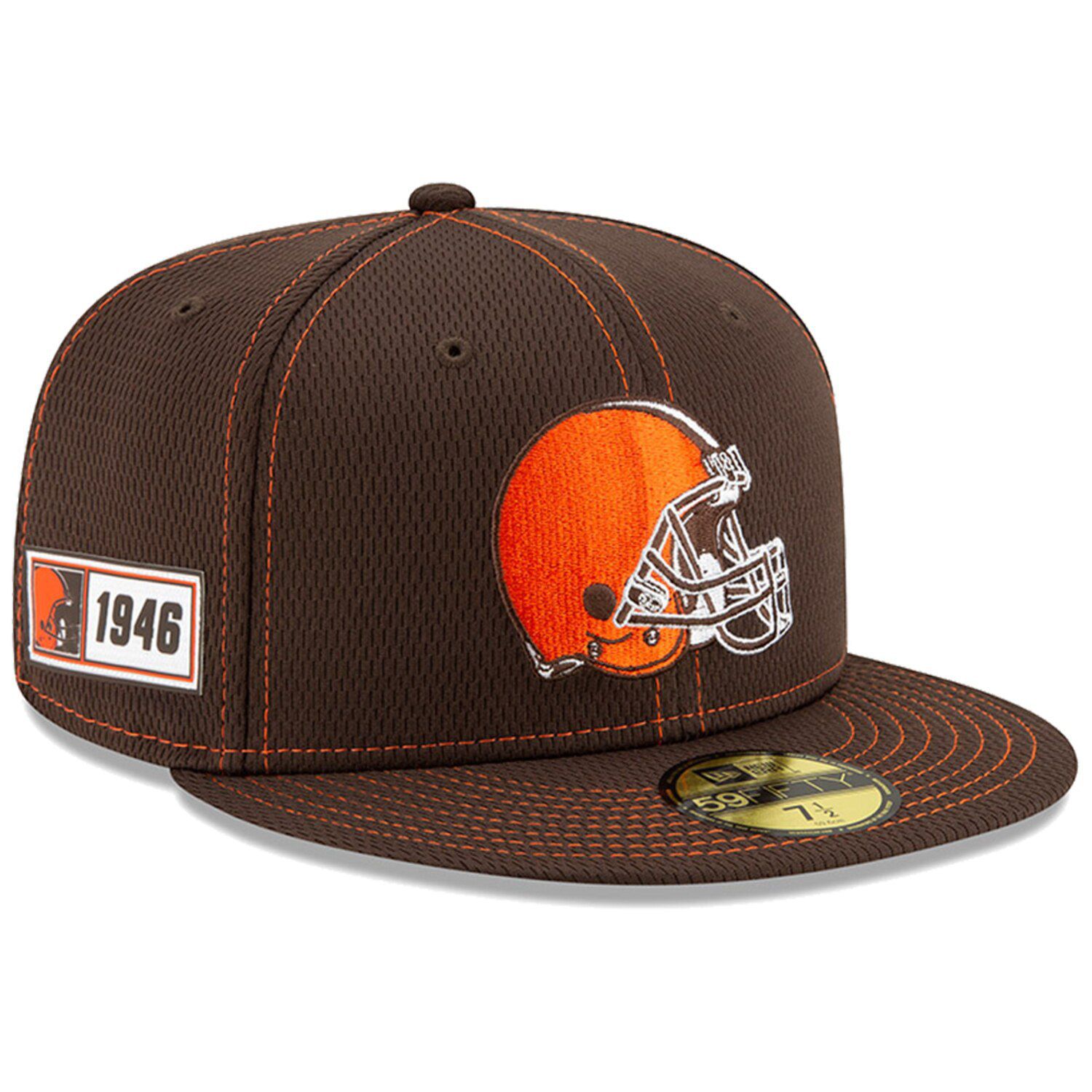 cleveland browns fitted hat