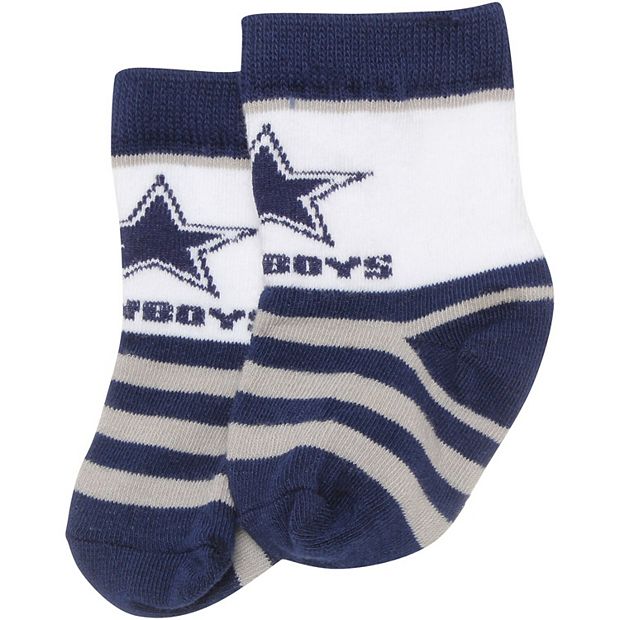 NFL Dallas Cowboys Youth Socks, New (4-Striped Logo)