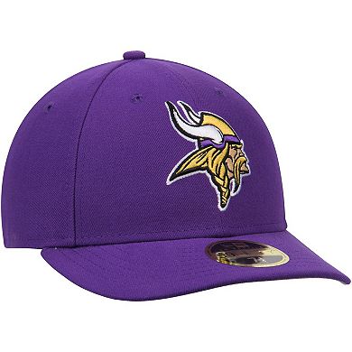 Men's New Era Purple Minnesota Vikings Omaha Low Profile 59FIFTY Structured Hat