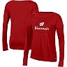 Women's Under Armour Red Wisconsin Badgers Logo Performance Long Sleeve T-Shirt