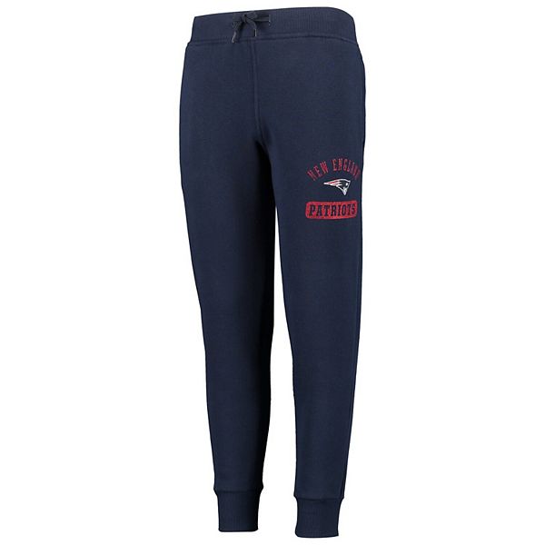 Youth Navy New England Patriots 90's Fashion Fleece Pants