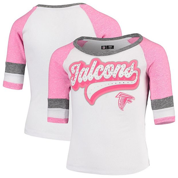 Girls Atlanta Falcons T-Shirt New Era Long Sleeve Tee