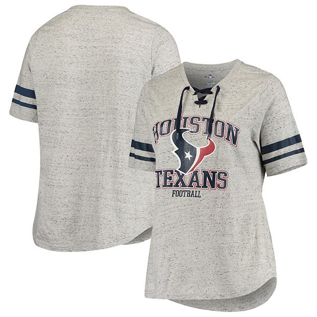 Plus size store texans shirts