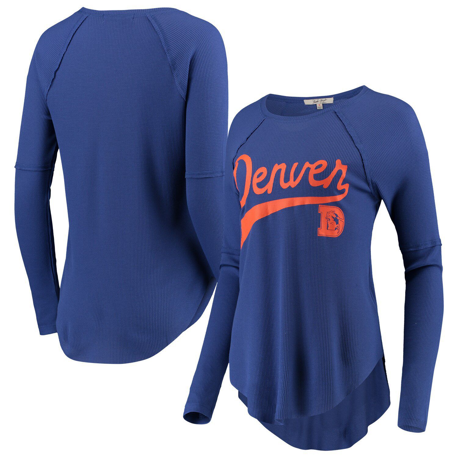 denver broncos long sleeve shirt womens