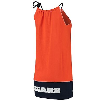 Women's Refried Apparel Orange Chicago Bears Sustainable Vintage Tank Top Dress