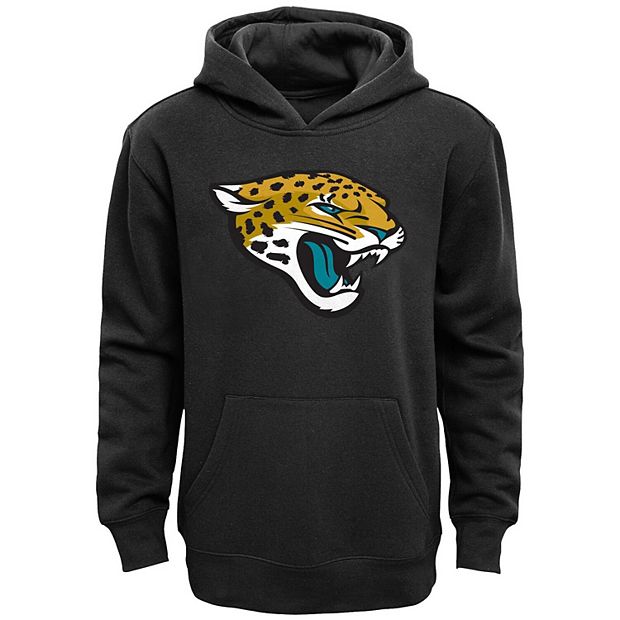 Youth Black Jacksonville Jaguars Team Logo Pullover Hoodie