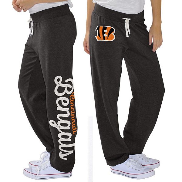 Women's G-III 4Her by Carl Banks Black Cincinnati Bengals Scrimmage Fleece  Pants