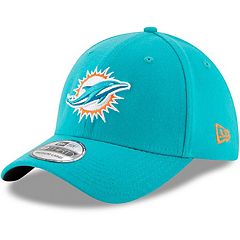 Men's New Era Aqua Miami Dolphins Combine Authentic Split Defense Pullover Hoodie