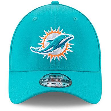 Men's New Era Aqua Miami Dolphins 39THIRTY Flex Team Classic Hat