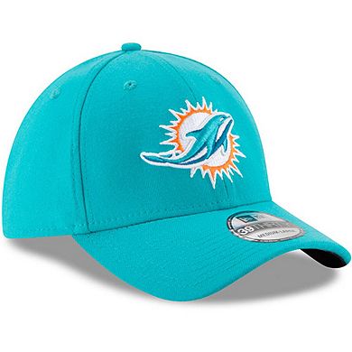 Men's New Era Aqua Miami Dolphins 39THIRTY Flex Team Classic Hat