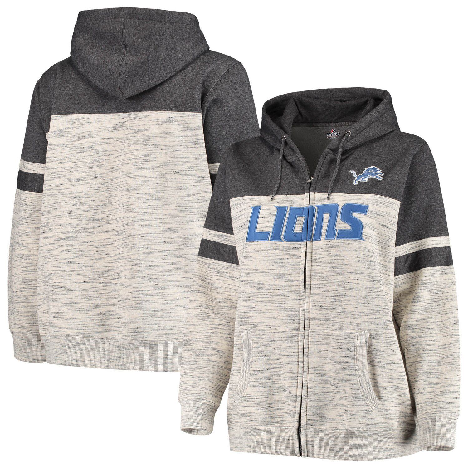 black detroit lions hoodie
