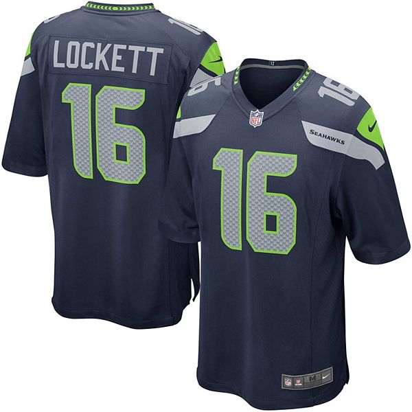 Youth Nike Tyler Lockett College Navy Seattle Seahawks Team Color Game  Jersey