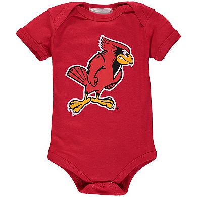 Infant Red Illinois State Redbirds Big Logo Bodysuit
