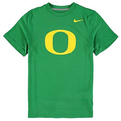 Youth Nike Kelly Green Oregon Ducks Logo Legend Dri-FIT T-Shirt