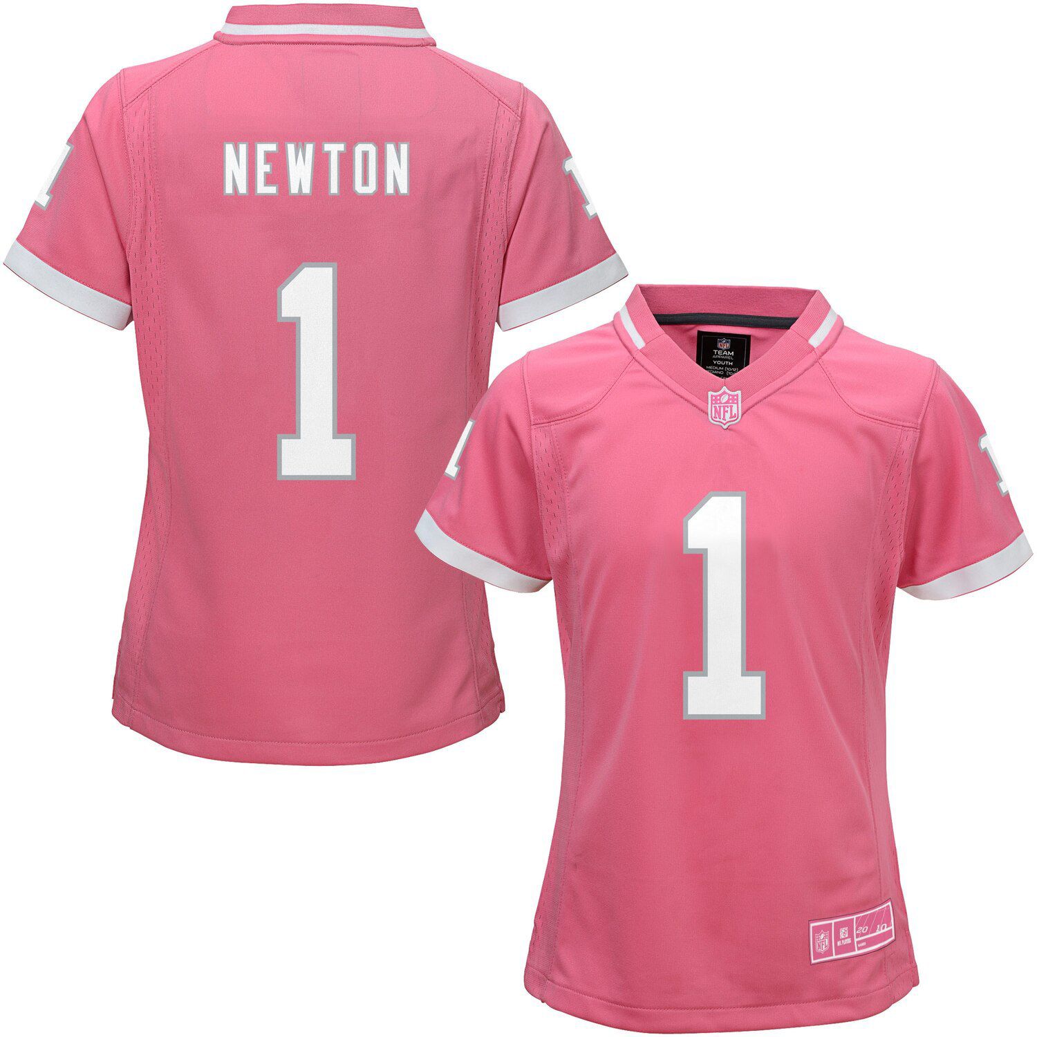 pink cam newton jersey