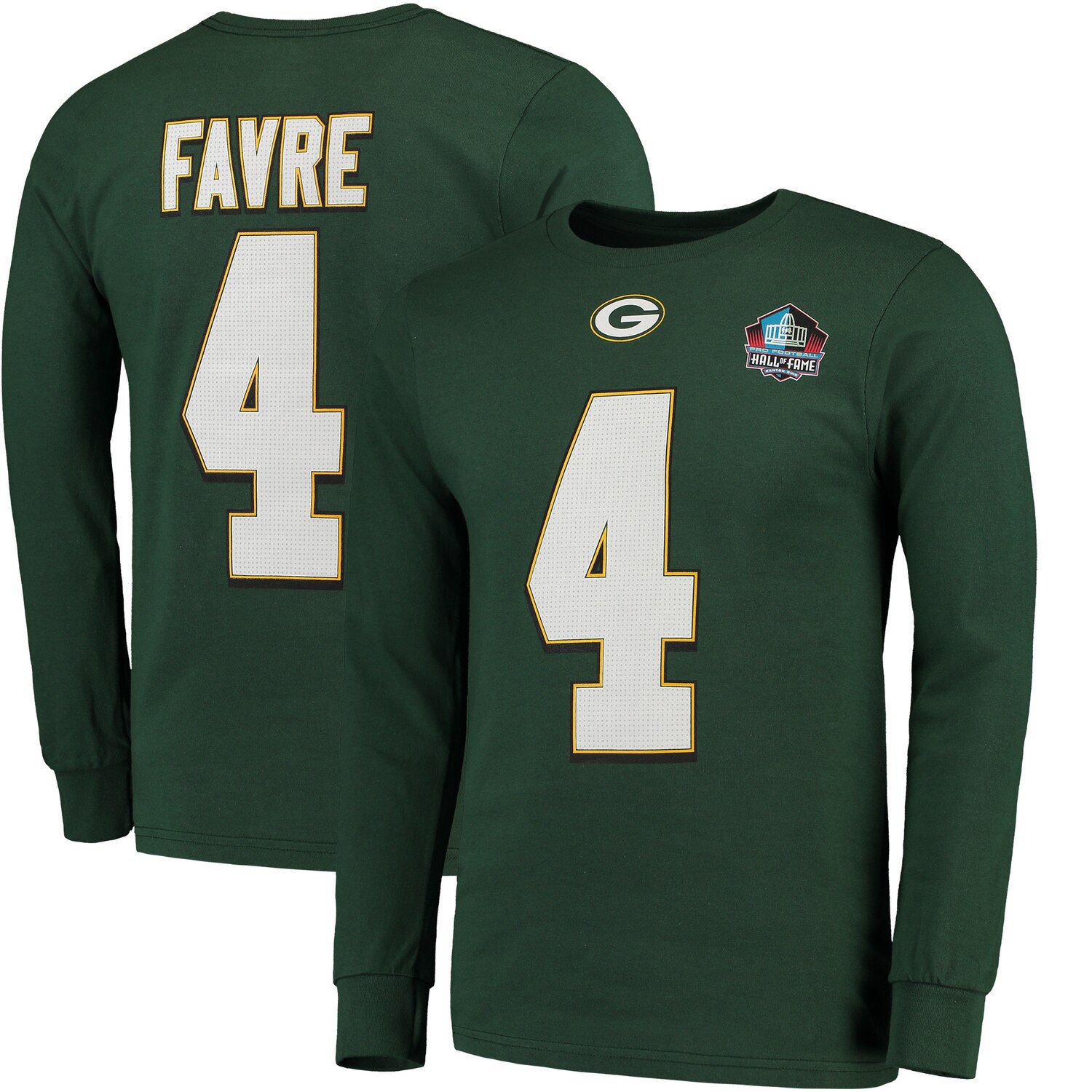 brett favre hall of fame shirt