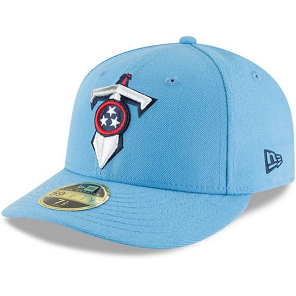 Men's New Era Light Blue Tennessee Titans Omaha 59FIFTY Fitted Hat