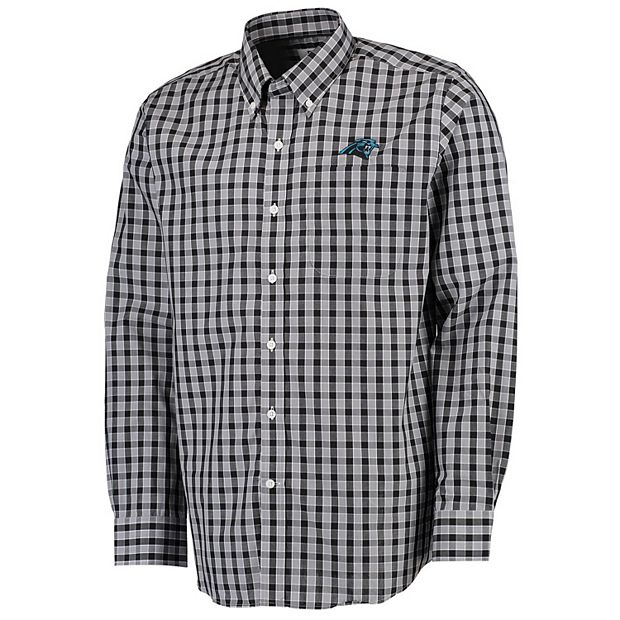 Carolina Panthers Tommy Hilfiger Rugby Long Sleeve Polo - Gray/Black