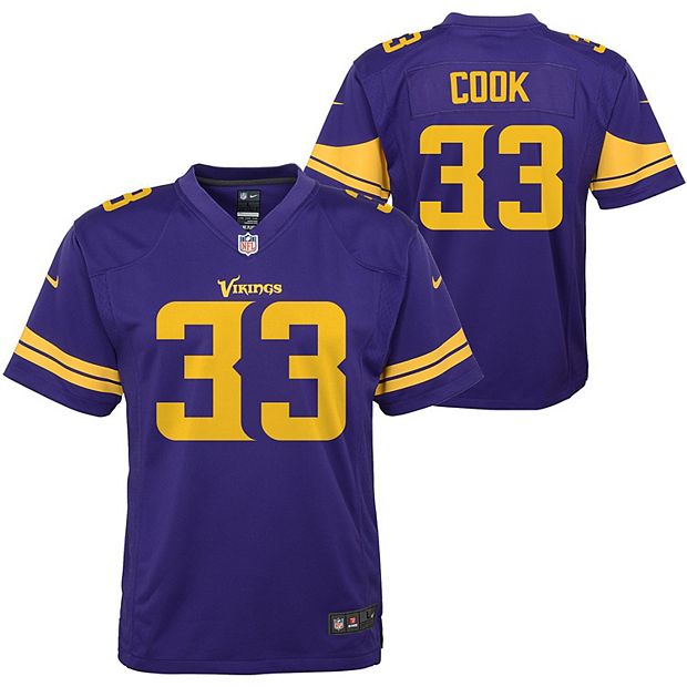 Youth Nike Dalvin Cook Purple Minnesota Vikings Color Rush Alternate Player  Game Jersey