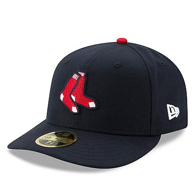 Men s New Era Navy Boston Red Sox Alternate Authentic Collection On Field Low Profile 59FIFTY Fitted