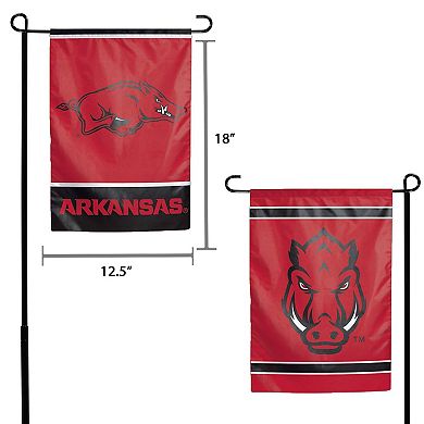WinCraft Arkansas Razorbacks 12" x 18" Double-Sided Garden Flag