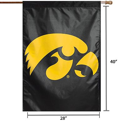 WinCraft Iowa Hawkeyes 28" x 40" Big Logo Single-Sided Vertical Banner