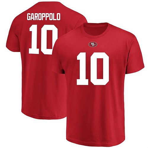 Men's Majestic Jimmy Garoppolo Scarlet San Francisco 49ers Big & Tall ...