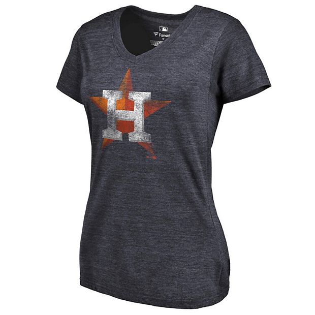 Houston Astros Youth Distressed Logo T-Shirt - Orange