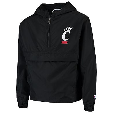 Youth Champion Black Cincinnati Bearcats Pack & Go Windbreaker Jacket