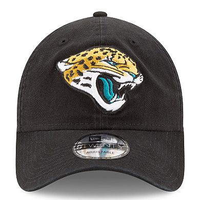 Men's New Era Black Jacksonville Jaguars Core Classic 9TWENTY Adjustable Hat